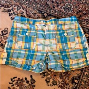 🌷 EUC Plaid Shorts